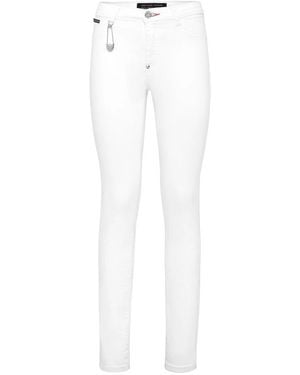 Philipp Plein Skinny Jeans - Blanco