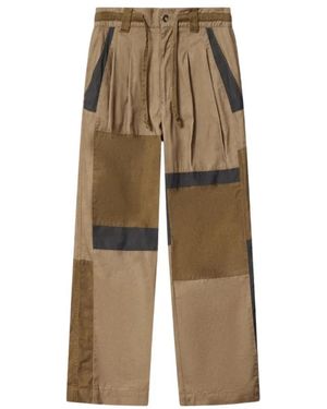 Isabel Marant Straight Trousers - Natural
