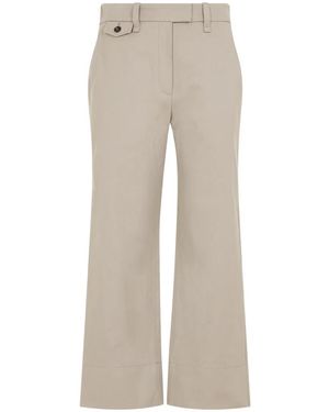 Brunello Cucinelli Coloniale chino cropped pants - Grigio