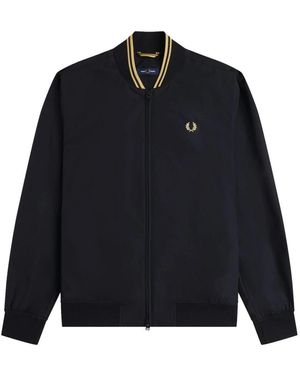 Fred Perry Brentham Bomberjacke - Blau