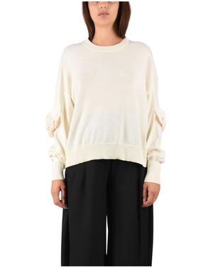 MEIMEIJ Truien & Vesten ,Wit ,Wol Wollen Trui