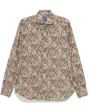Barba Napoli Casual Shirts - Natural