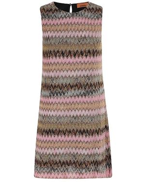 Missoni Short Dresses - Brown