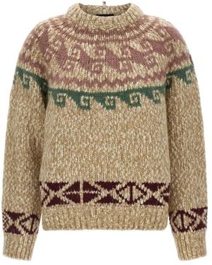 Moncler Grenoble Rundhals-Pullover - Mehrfarbig