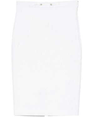Elisabetta Franchi Pencil Skirts - Blanco