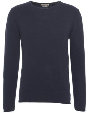 Daniele Fiesoli Luxuriöser Cashmere Rundhalspullover - Blau