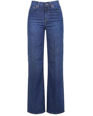 Dondup Wide Jeans - Azul