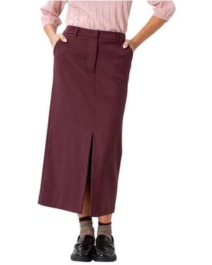 Kocca Midi Skirts - Red