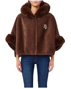 Liu Jo Cappa Fakefur Laserato - Bruin