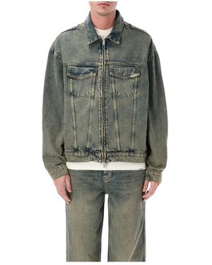 Represent R4 Denim Jacket - Grün