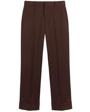 Tela Straight Trousers - Brown