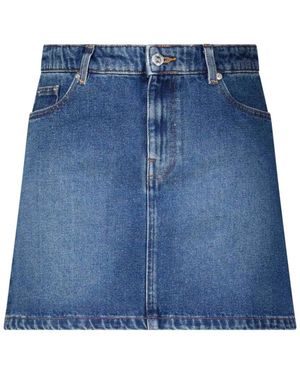A.P.C. Denim Skirts - Blauw
