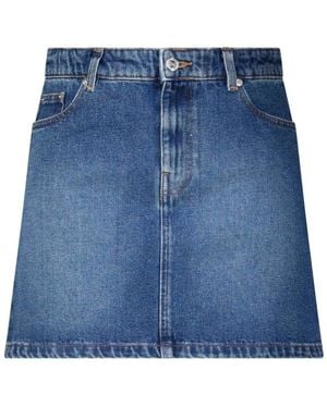 A.P.C. Denim Skirts - Blauw