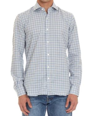 Barba Napoli Casual Shirts - Blu