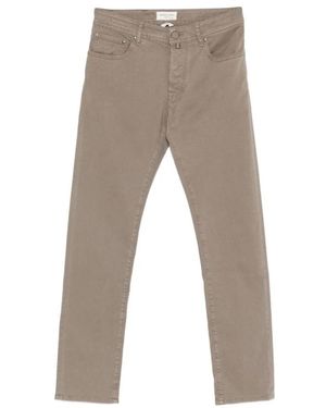 Jacob Cohen Straight Trousers - Grey