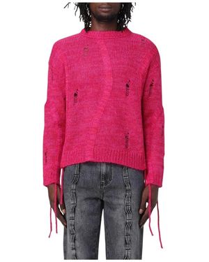 ANDERSSON BELL Round-Neck Knitwear - Red