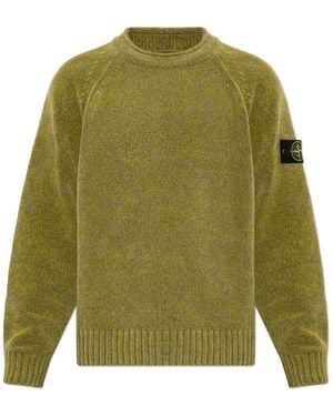 Stone Island Round-Neck Knitwear - Vert