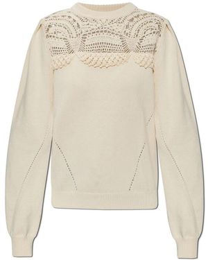Ulla Johnson Truien & Vesten ,Katoen Lucette Sweater - Wit