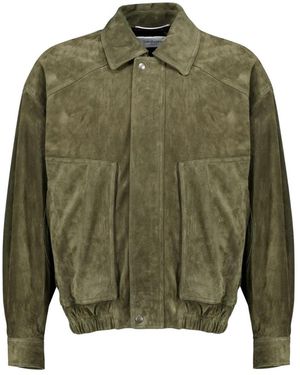 Saint Laurent Bomber Jackets - Verde