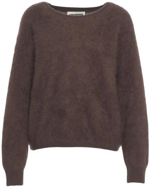 Crush Cashmere Knitwear - Marrón