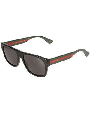 Gucci Stylische Sonnenbrille Schwarz Gg0341S-001 - Grün