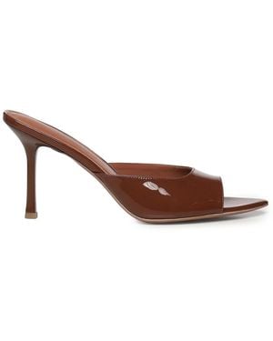 Giuliano Galiano Heeled Mules - Brown