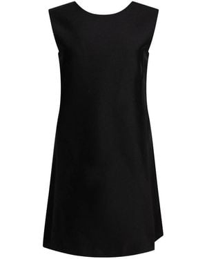 Sandbeige Short Dresses - Black