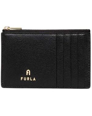 Furla Accessoires ,Zwart ,Leer Camelia M Kaarthouder