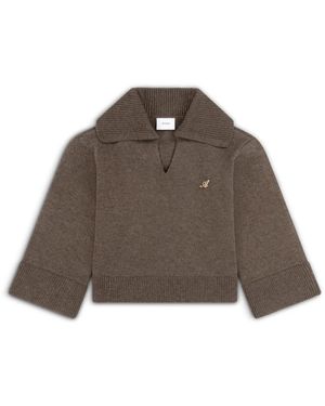 Axel Arigato V-Neck Knitwear - Marrone
