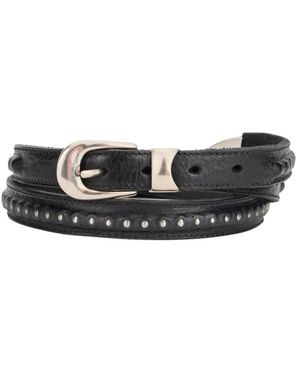 Our Legacy 2 Cm Kogelketting Riem - Zwart