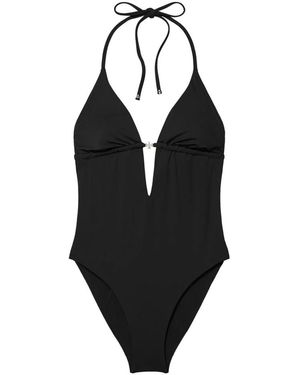Tory Burch Badmode ,Zwart ,Tie-Back One-Piece