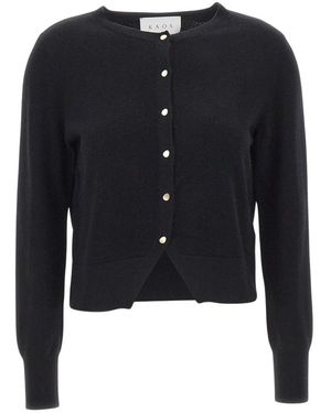 Kaos Truien & Vesten ,Zwart ,Wol Wol Cardigan