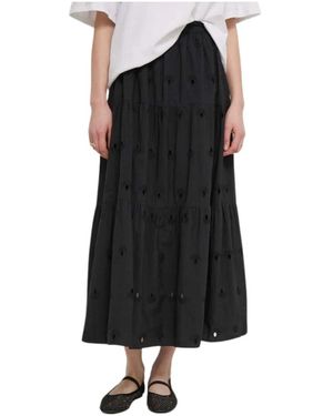 Desigual Midi Skirts - Negro