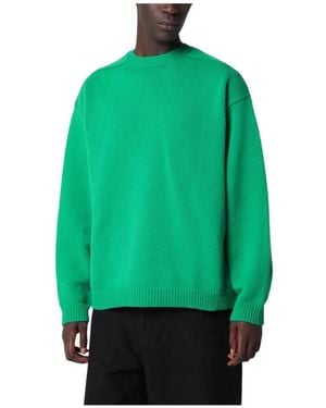Studio Nicholson Round-Neck Knitwear - Vert