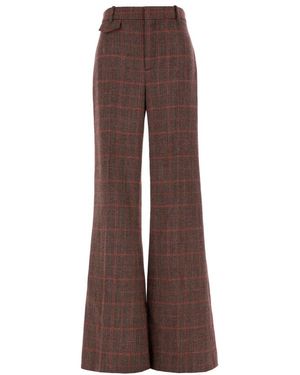 Chloé Wide Trousers - Marrone