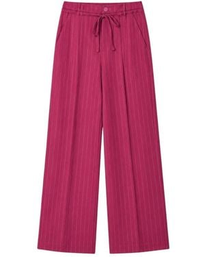 Pom Jess Gestreifte Hose - Lila