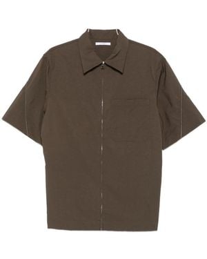 Givenchy Overhemden ,Groen ,Nylon Shirts - Bruin