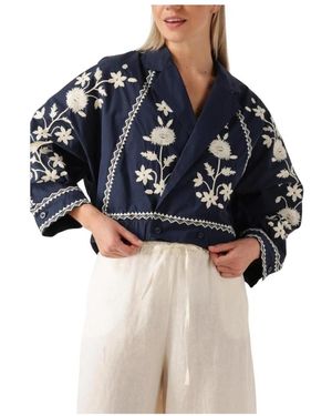 Antik Batik Light Jackets - Blauw