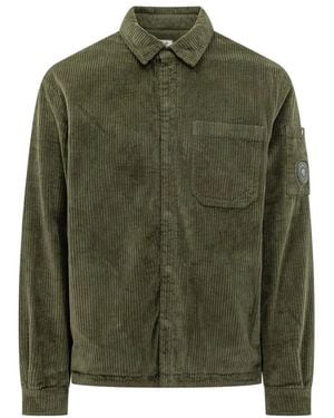 C.P. Company Jassen ,Groen ,Overshirt Gevoerd