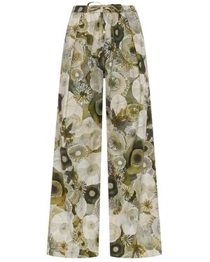 Deha Wide Trousers - Verde