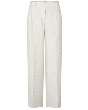Mbym Wide Trousers - Blanc