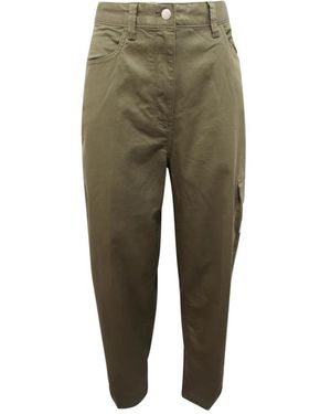 Calvin Klein Straight Trousers - Green