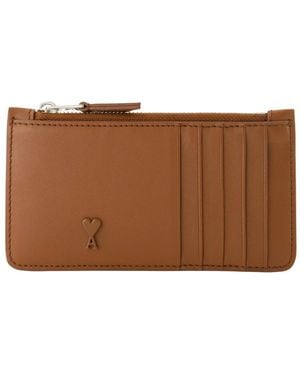 Ami Paris Wallets & Cardholders - Brown