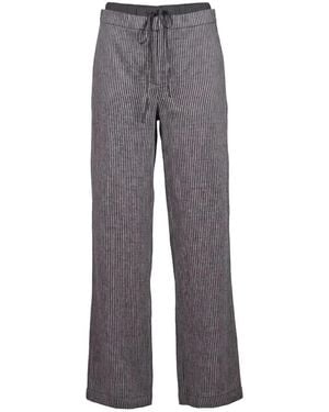 Alysi Straight Trousers - Grey