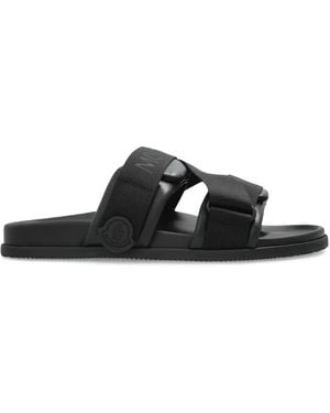 Moncler Sliders - Black