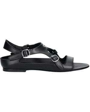 Coperni Flat Sandalen - Zwart