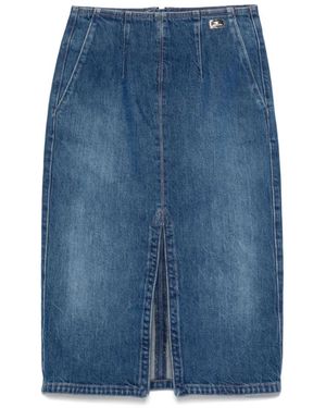 Elisabetta Franchi Denim Skirts - Blue