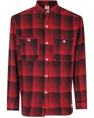 Edwin Casual Shirts - Rojo