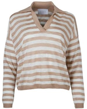 Kaos V-Neck Knitwear - Gris