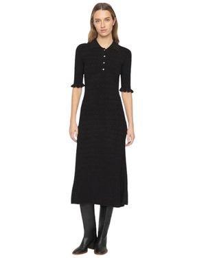 Sea Midi Dresses - Negro